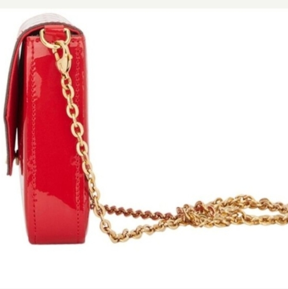 Louis Vuitton Red Felicie Pochette Bag - Picture 5 of 15